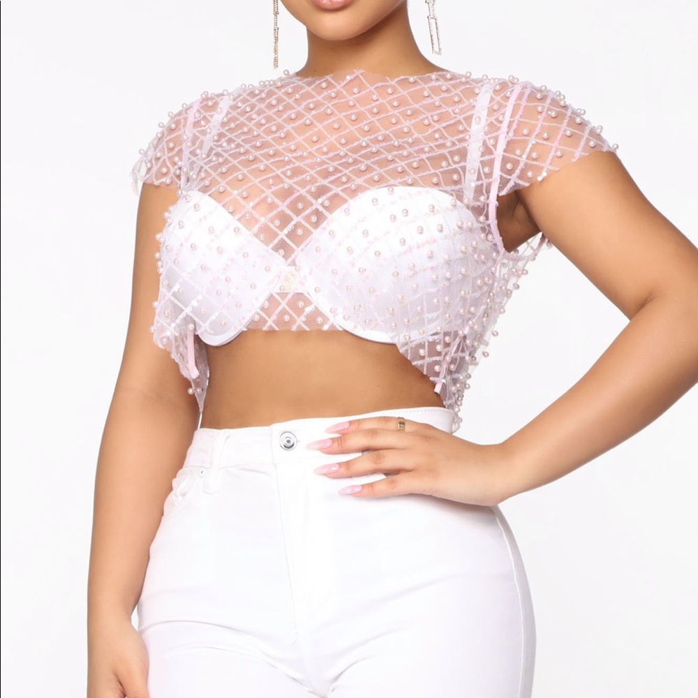 Beaded top new with tags